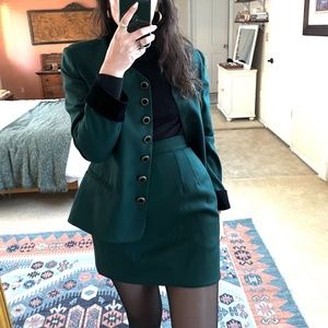 ✨Huntergreen wool suit✨